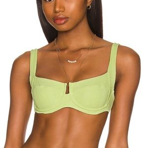 L*Space Ribbed Camelia Top in Mojito